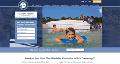 Desktop Screenshot of freedomboatclub.com